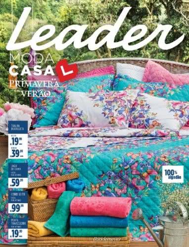As borboletas e as cores fortes da Primavera/Verão são ressaltadas na composição de elementos para a cama e o banho na oferta especial da Leader