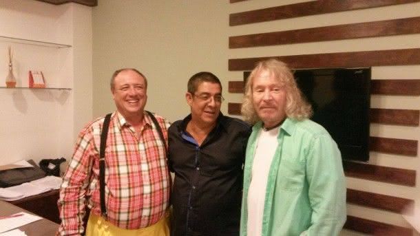 Pedro Bismarck, Zeca e Marcos Valle: trio de ouro (Foto: Murillo Tinoco)