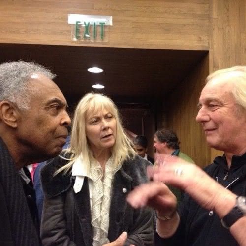 Gil e Alan White, bateirista do Yes e amigos do tempo de exílio do brasileiro em Londres (Foto: Reprodução Instagram)